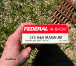 Federal HI-SHOK 375 H&H 300 Grain Soft Point