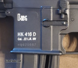 HK 416 D, CAL .22 L.R. 