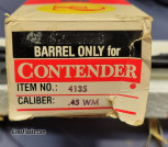 Thompson Center 45 Win Mag Contender Barrel only.  Never used, still in original box