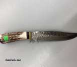 Hughey Alaskan Damascus Knife 