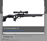 FX Cutlas .22 PCP air rifle 