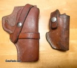 Vintage leather holsters 