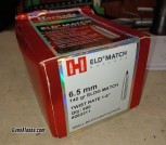 Hornady 6.5mm 140gr ELDM bullets 500 count box