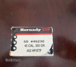 HORNADY HP/XTP .45 Caliber 300 Grain Bullets $25