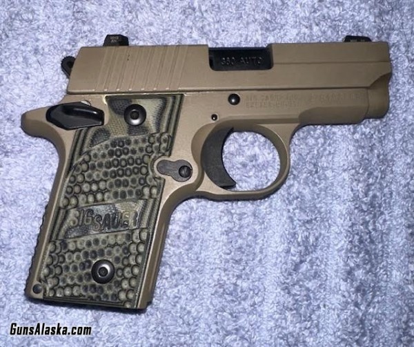 Sig Sauer P238 Scorpion .380 Auto - FDE Finish w/ 7 Magazines, Case & Manual 8