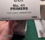 CCI No 41 Primers for 5.56MM Ammunitions