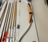 Samick Sage recurve, all the accessories