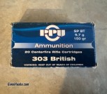 One box 20 rounds 303 British 150 gr