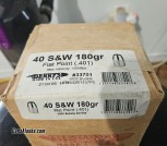 40 S&W 180gr flat point 1000 Bullets