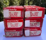 6 Boxes Hornady Interlock .45 Caliber (.458) 500 grain round nose bullets