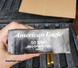 140 rounds of .50 BMG 660 Grain FMJ