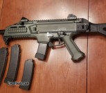 CZ scorpion evo OD pistol with arm brace and 4 magazines
