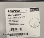 Leupold mark 4 4.5 to 18 