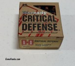Hornady Critical Defense 9mm 115gr FTX - 25rds - New Sealed
