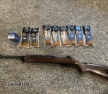 Universal M1 Carbine w/ 8 magazines & ammo 