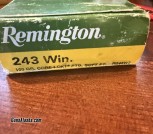 .243 Remington Polished Brass