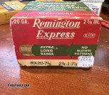Vintage Remington 20 Gauge Kleenbore