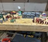 12 ga steel shot lot and duck decoys