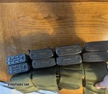 Eight AR10/SR25/LR308 Mags in mag pouch 
