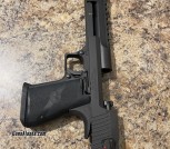 Desert Eagle .50 Cal with muzzle break and Hogue Grip