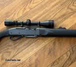 REMINGTON MODEL 7400 SEMI AUTOMATIC 30-06 CALIBER WITH SCOPE