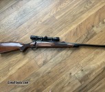 WINCHESTER MODEL 70 XTR 375 H+H MAGNUM WITH SCOPE