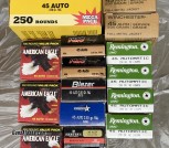 Big .45 ACP Ammo Lot – 1,150 Rounds – Remington, Federal, Winchester & More
